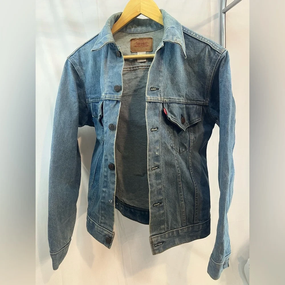 Vintage 70s/80s Levi’s Trucker Jacket, Type 3, Size 36; 70505 0217; Made in USA